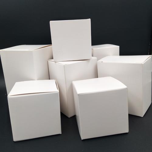 批发 小白盒包装现货 白色纸盒白卡纸盒化妆品盒可印刷